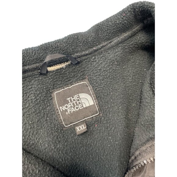 North Face Black Denali Fleece Jacket Mens XXL Insulated Full-Zip Warm Outerwear - Picture 5 of 12
